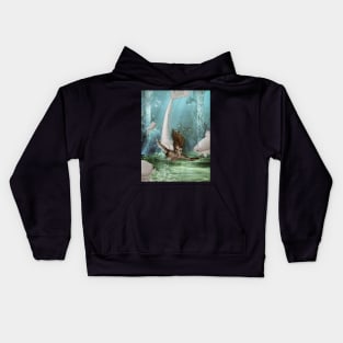 Wonderful mermaid Kids Hoodie